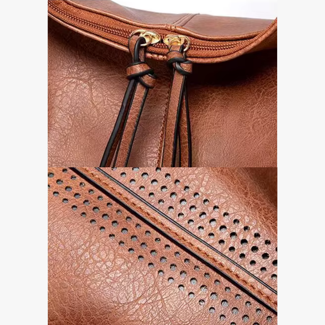 Valméra Elegant Hobo Bag in Gray - Lync Nova