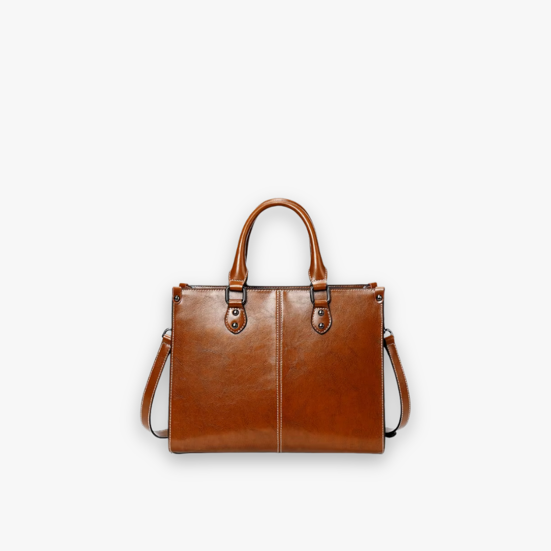 Béatrix Handbag in Caramel - Lync Nova