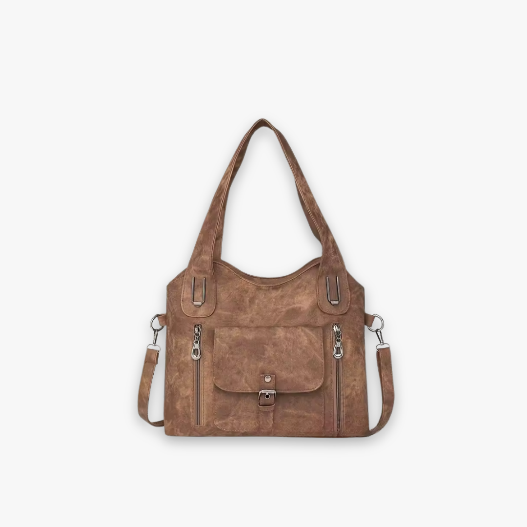 Maëline Shoulder Bag in Caramel - Lync Nova