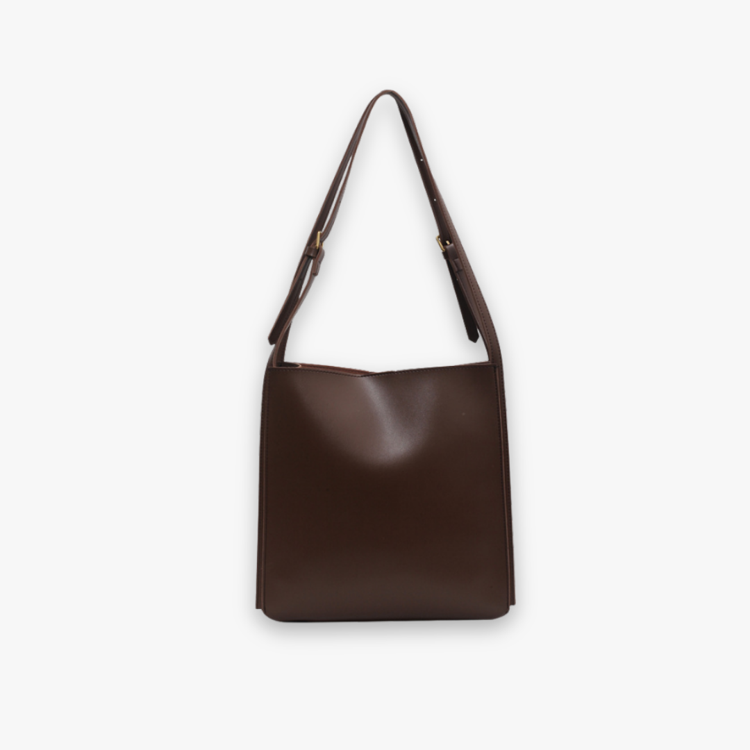 Laura Shoulder Bag in Dark Brown - Lync Nova
