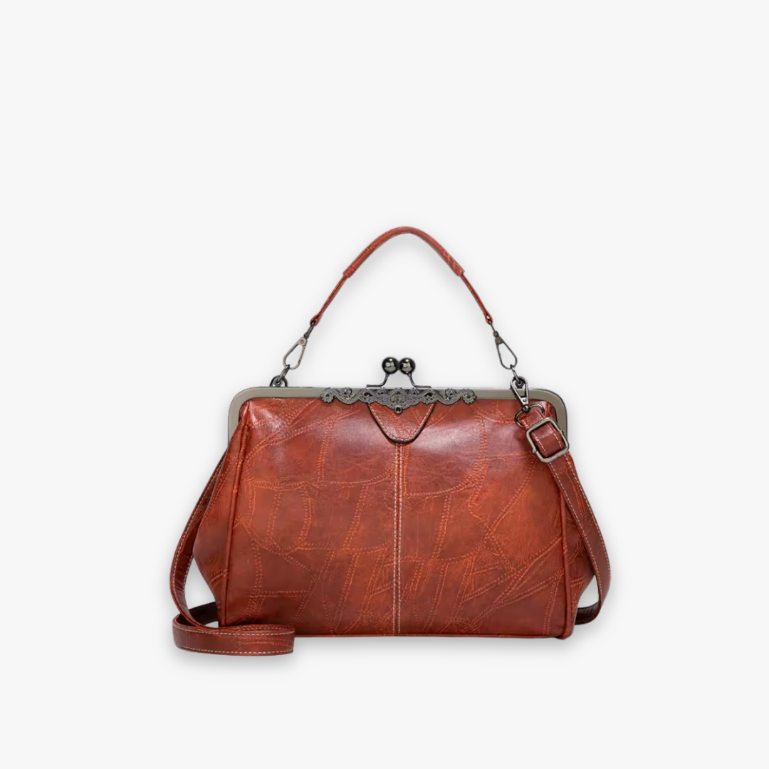 Colette Retro Bag in Dark Brown - Lync Nova