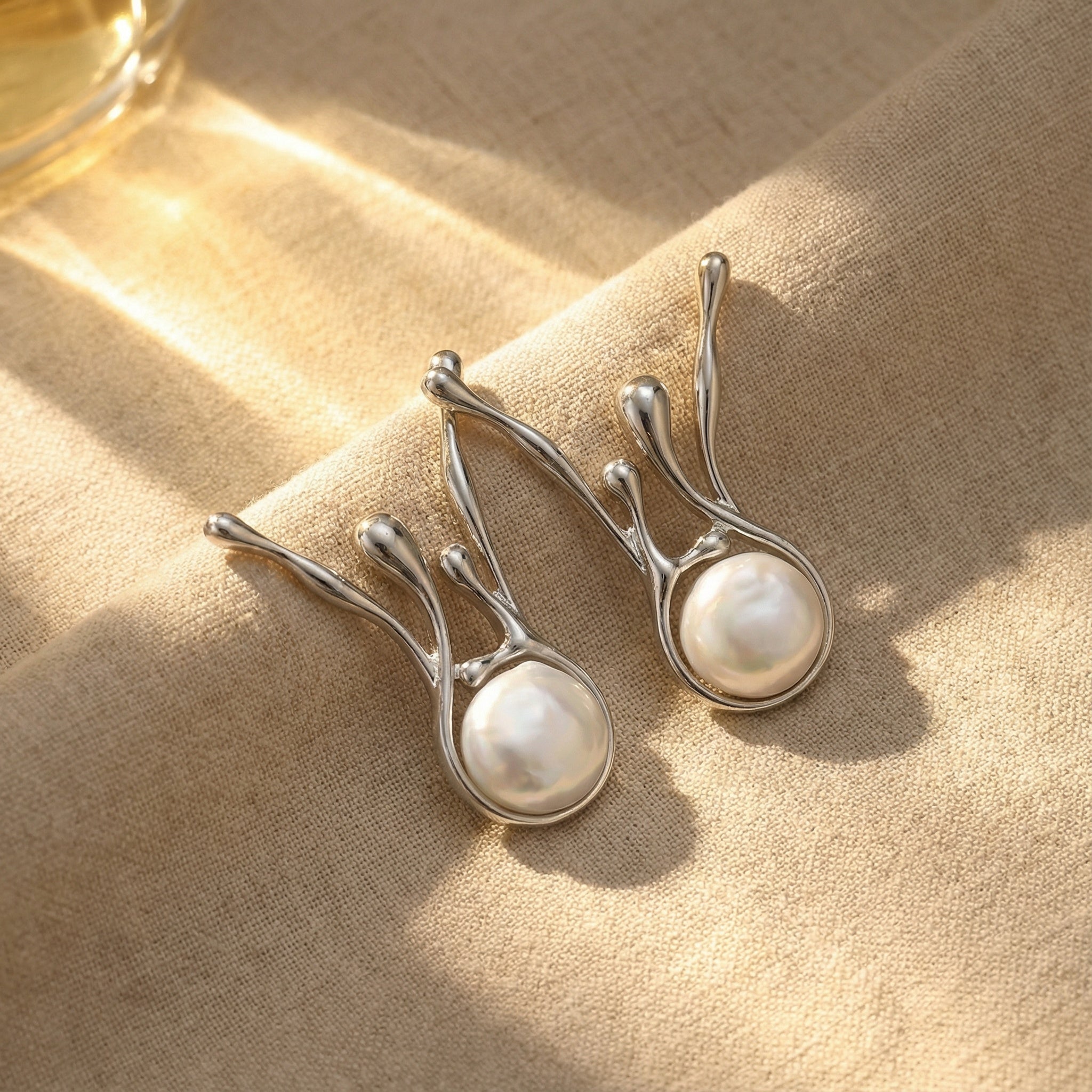 Artisan Pearl Earrings