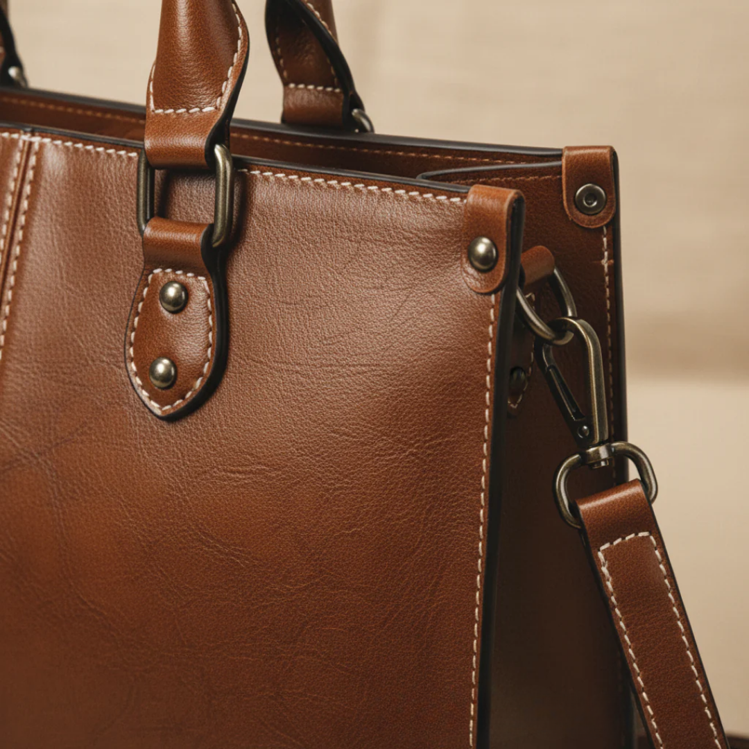 Béatrix Handbag in Burgundy - Lync Nova