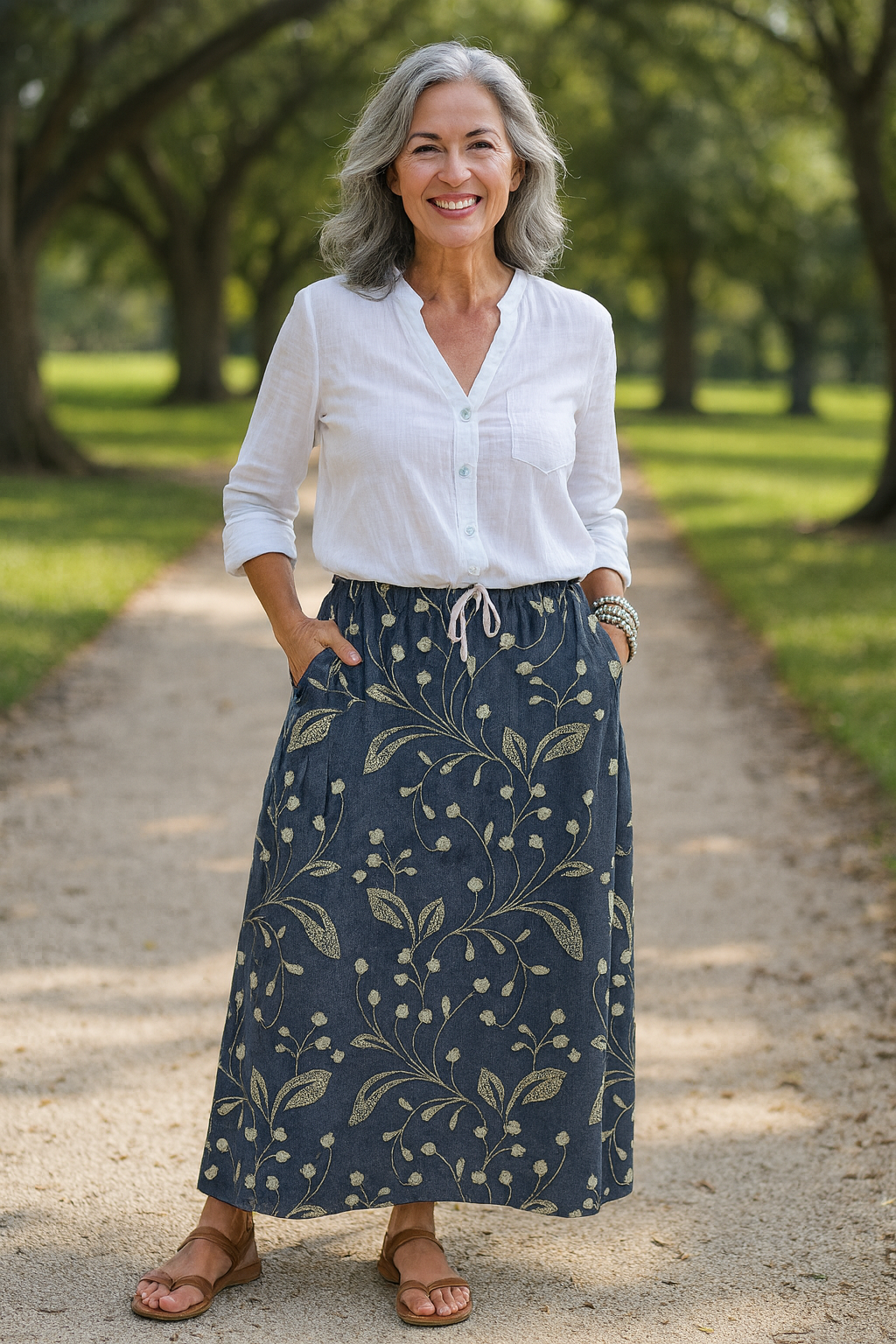 Eliza Everyday Breeze Travel Skirt (S-3XL)