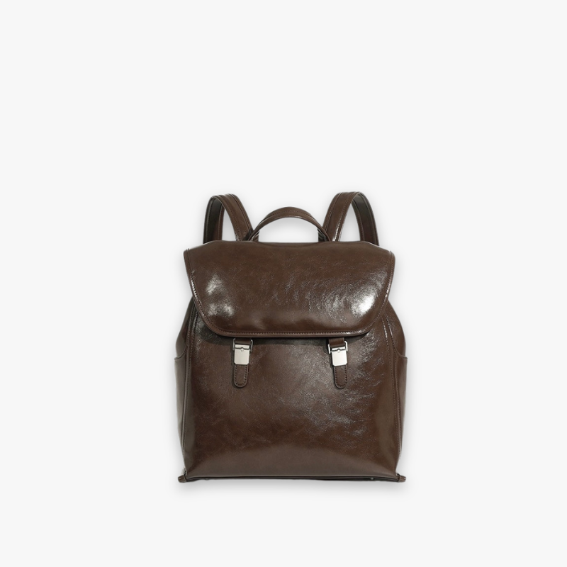 Bronyx Atelier Leather Backpack in Deep Coffee - Lync Nova