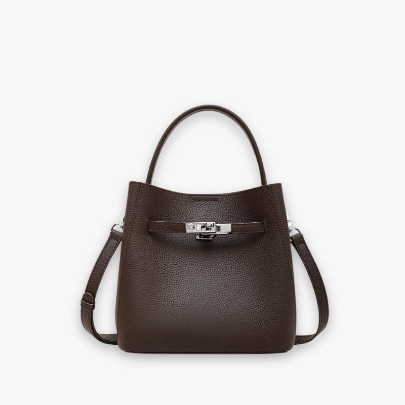 Soléa Handbag in Espresso Brown - Lync Nova