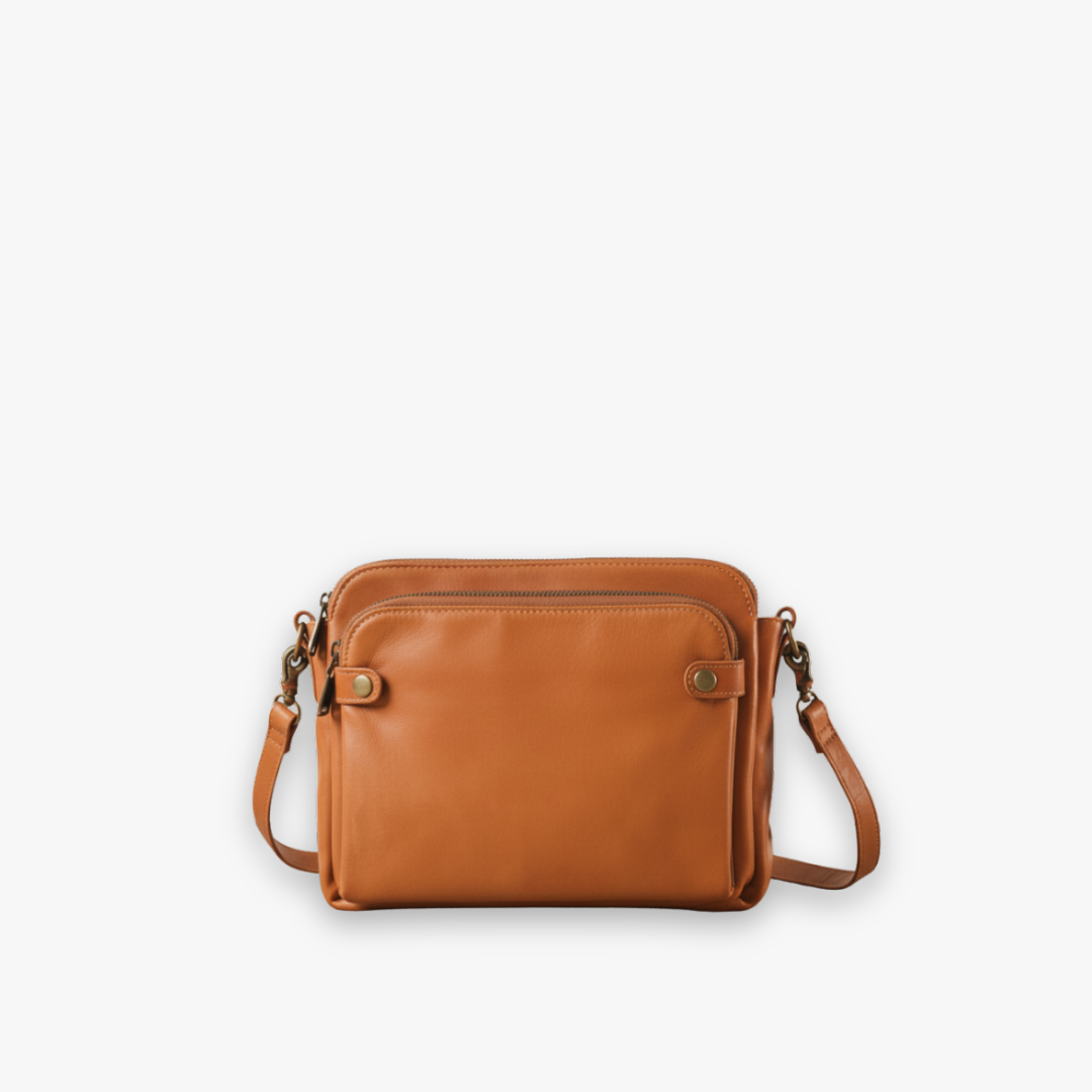 Margaux Shoulder Bag in Caramel - Lync Nova
