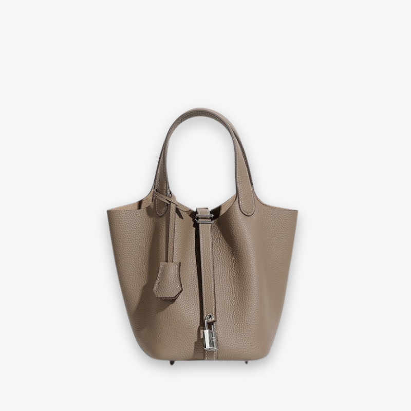 Tavira Handbag in Elegant Taupe - Lync Nova
