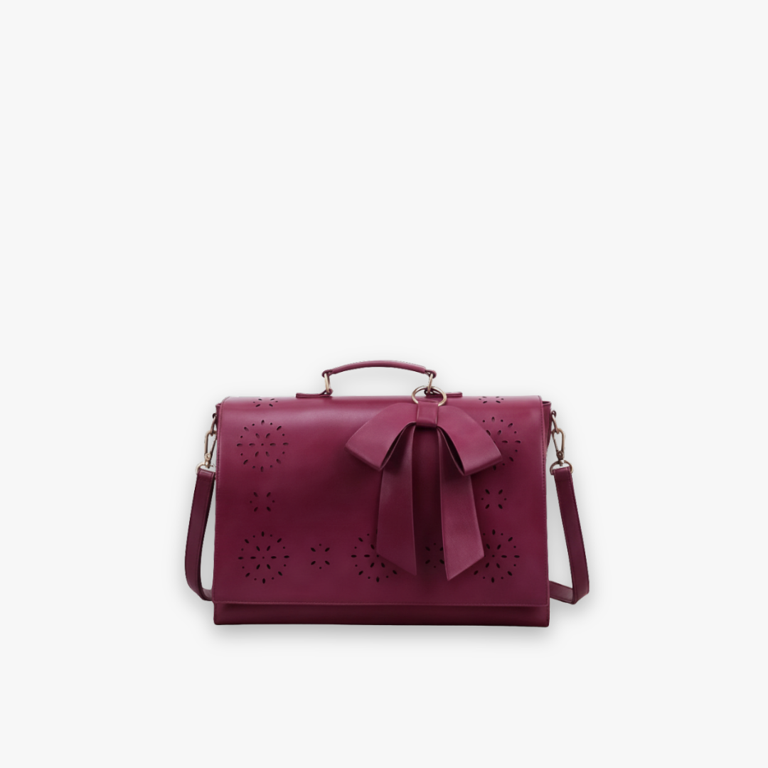 Rosalie Crossbody Bag in Burgundy - Lync Nova