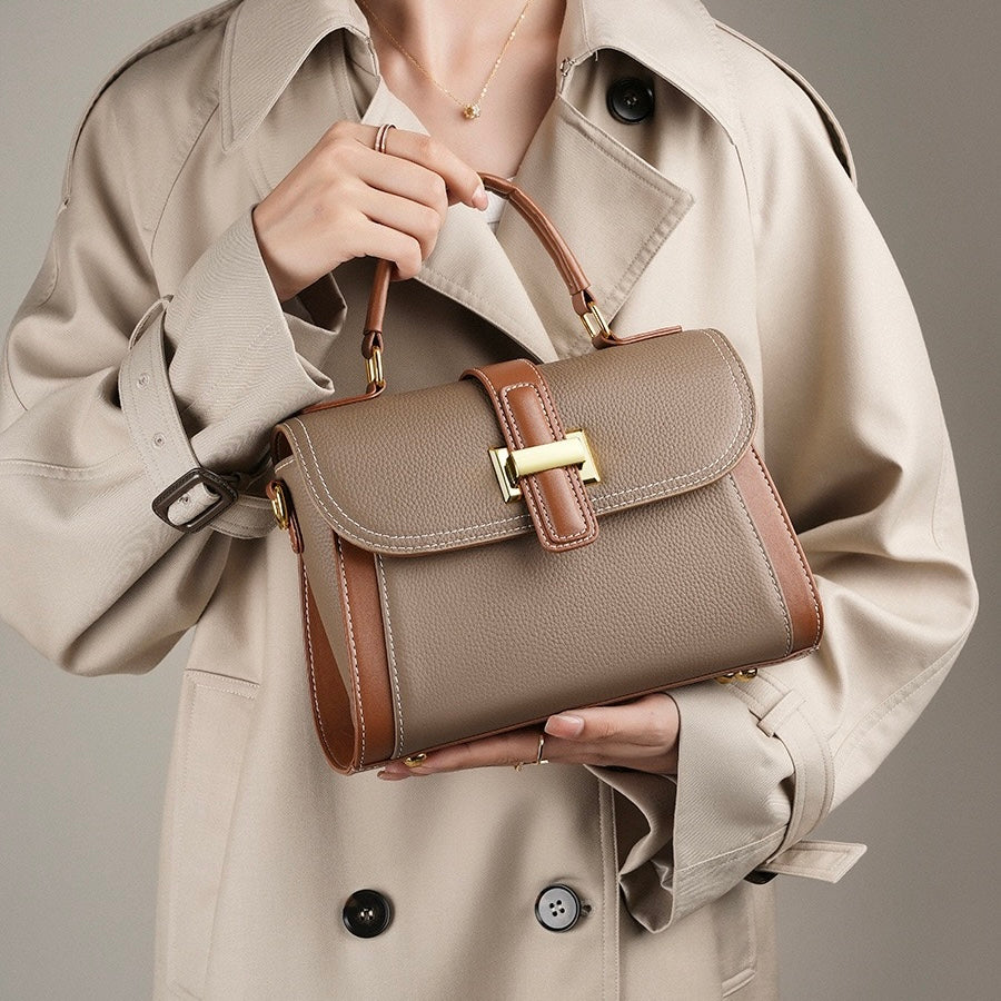 Aveline Handbag in Khaki - Lync Nova