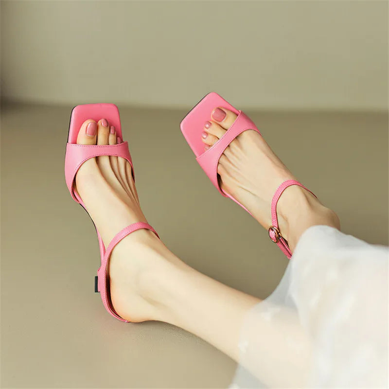 Rosa Belle Heel Mules