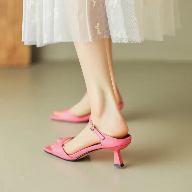 Rosa Belle Heel Mules