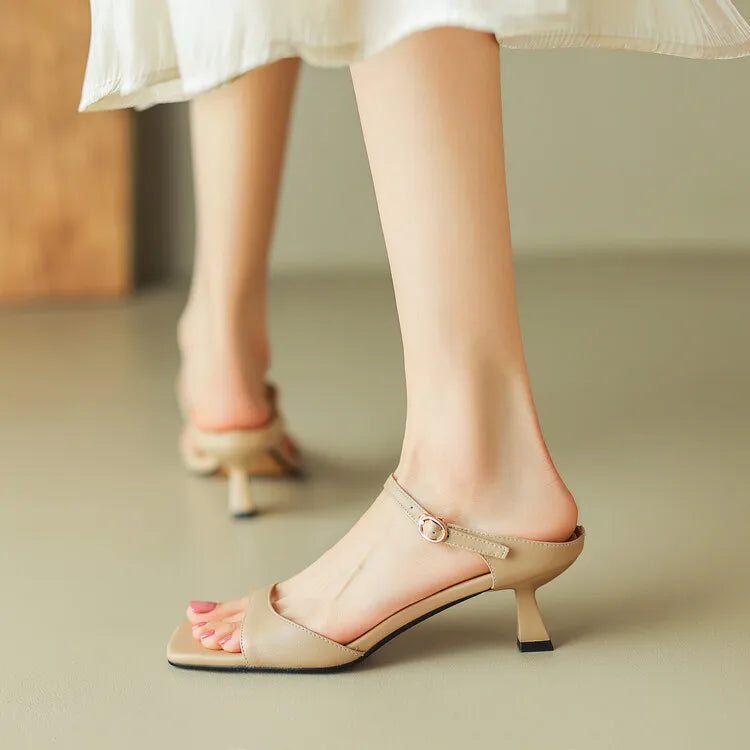 Rosa Belle Heel Mules
