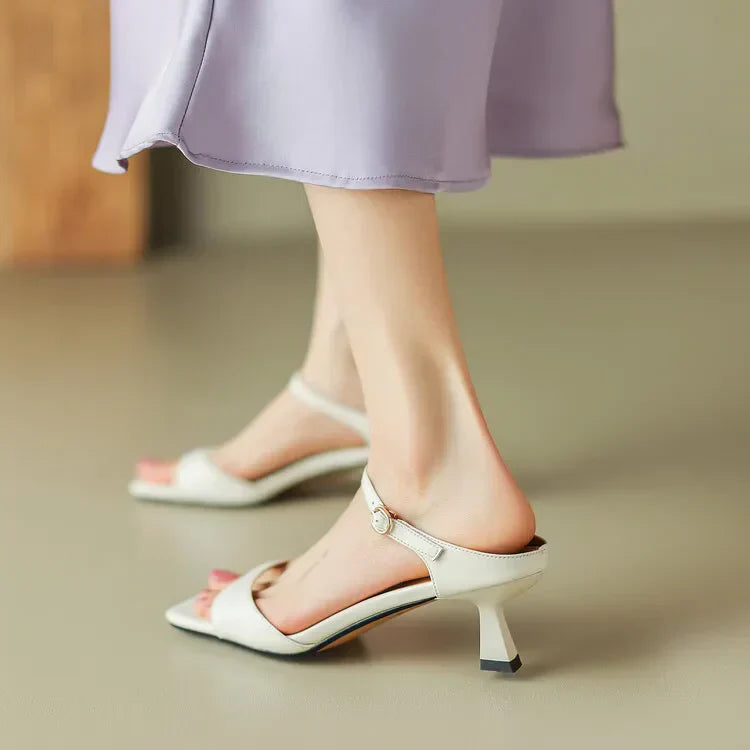 Rosa Belle Heel Mules