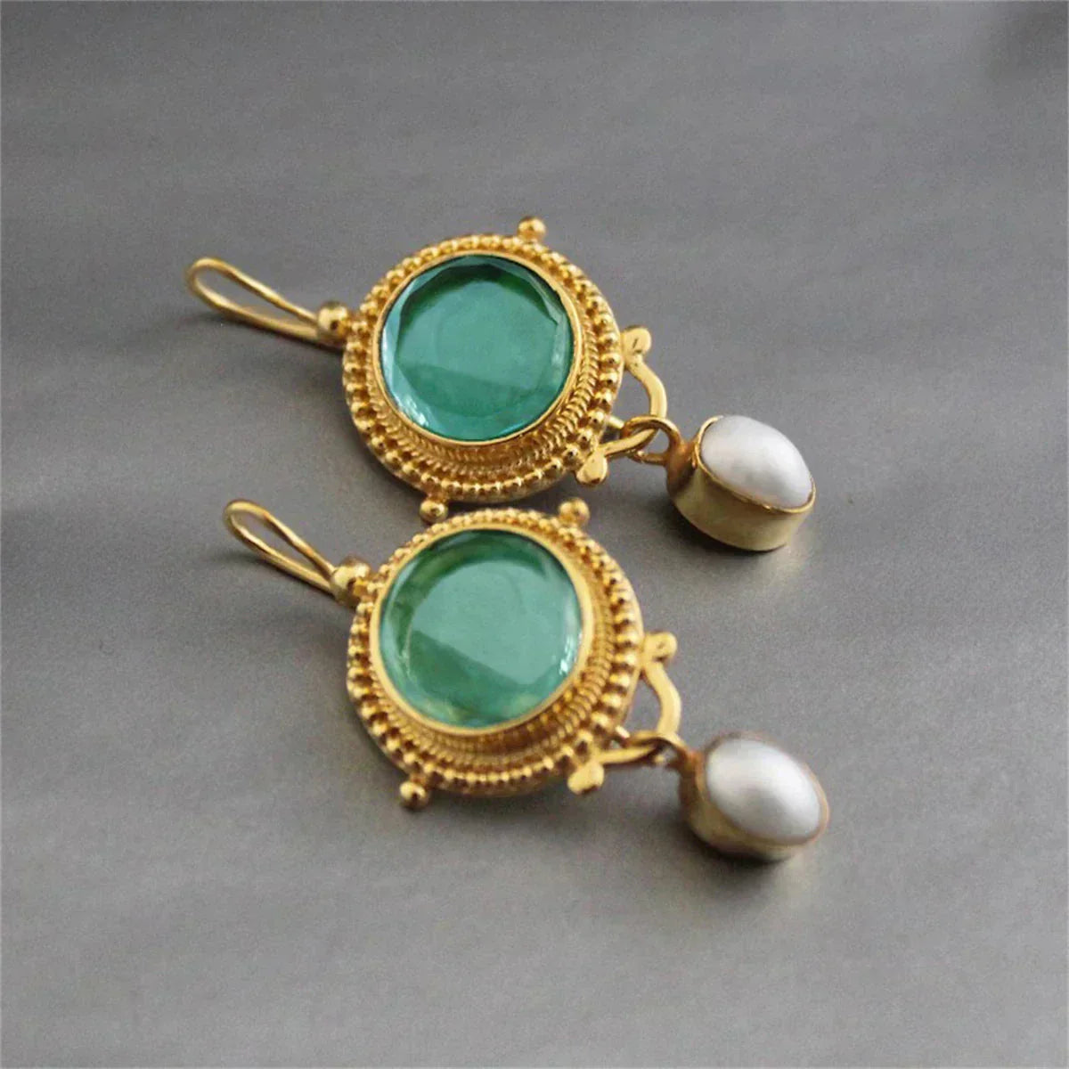 Treasured Turquoise Gem Earrings