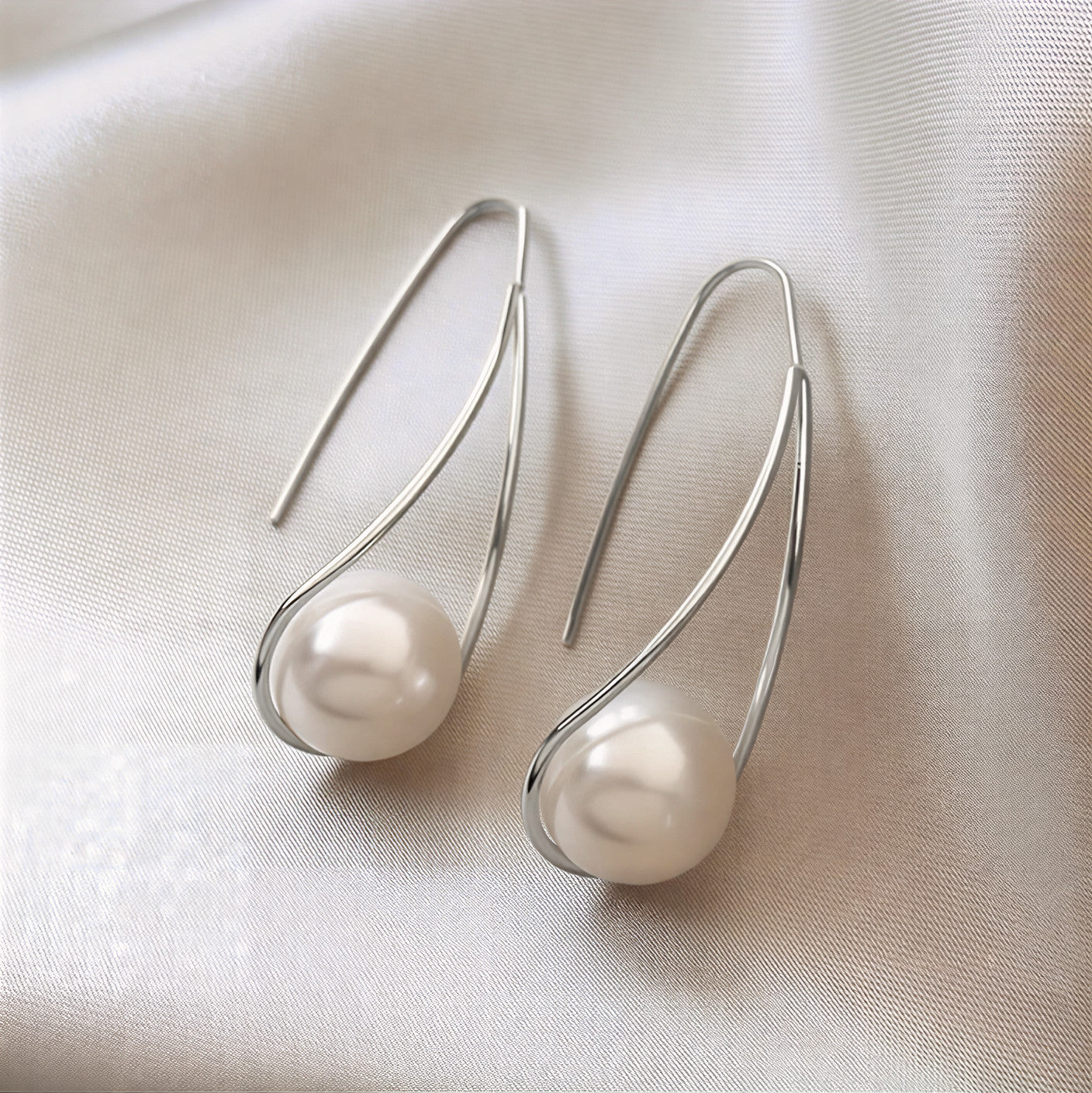 Elegant Pearl Mystic Earrings