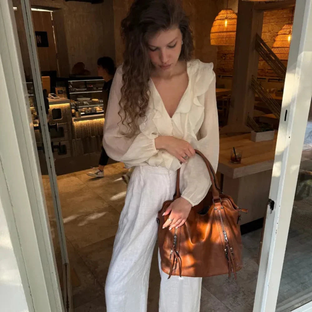 Averra Crossbody Bag in Navy Blue - Lync Nova