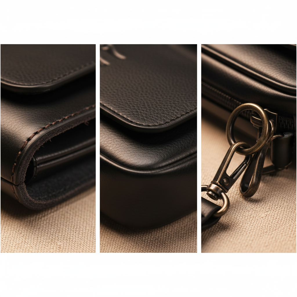 Lucien Crossbody Bag in Black - Lync Nova