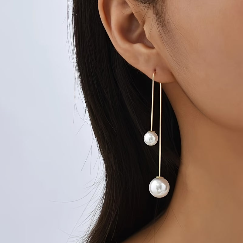 Radiant Pearl Statement Earrings