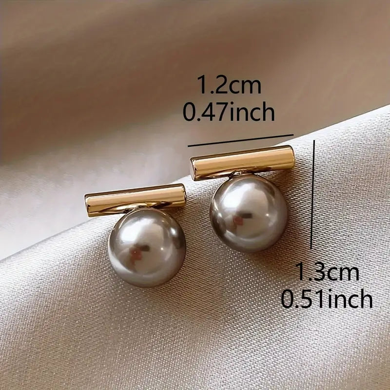 Dark Pearl Earrings