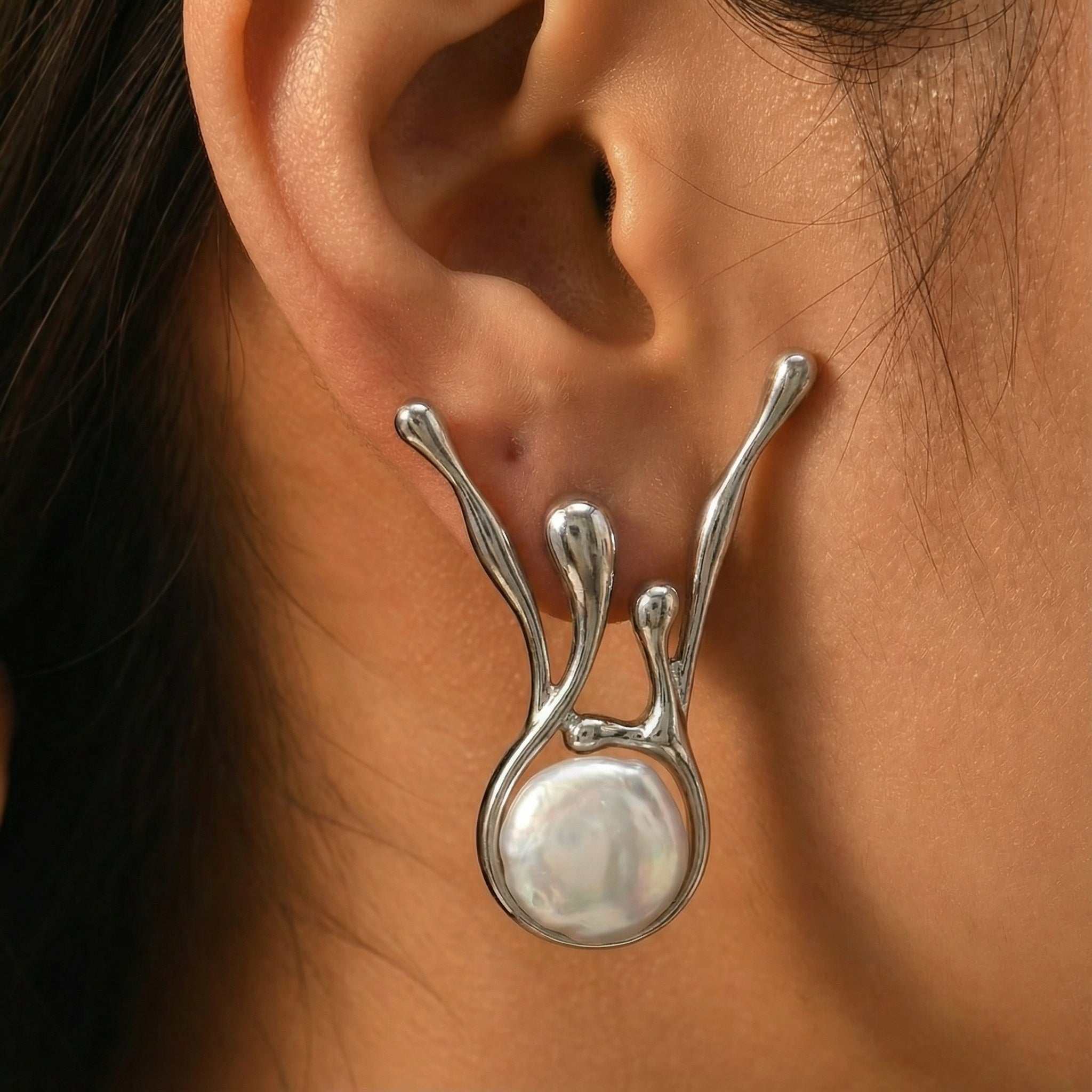 Artisan Pearl Earrings