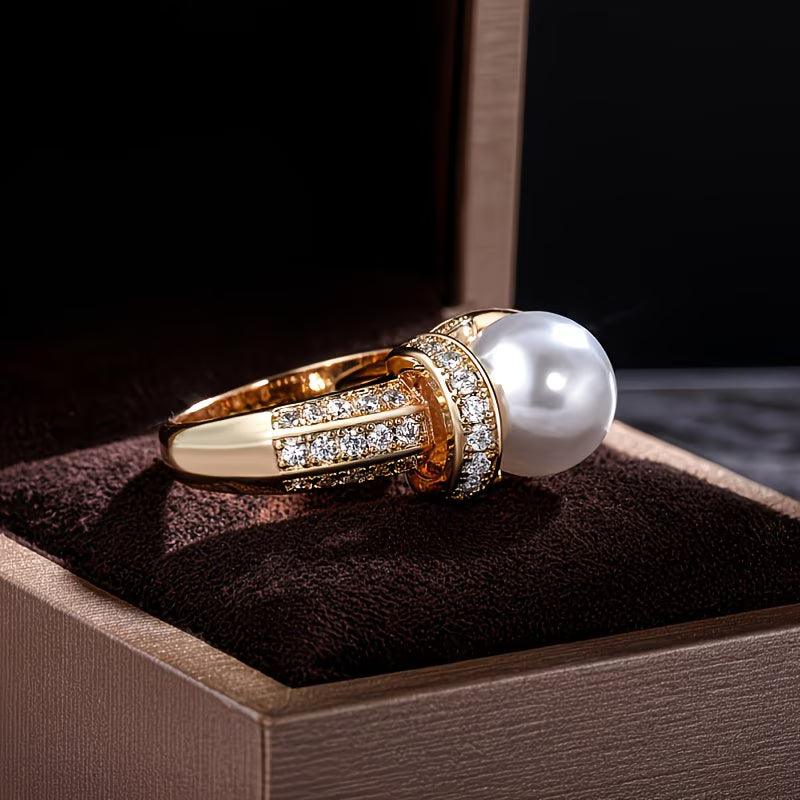The Crown Pearl Ring
