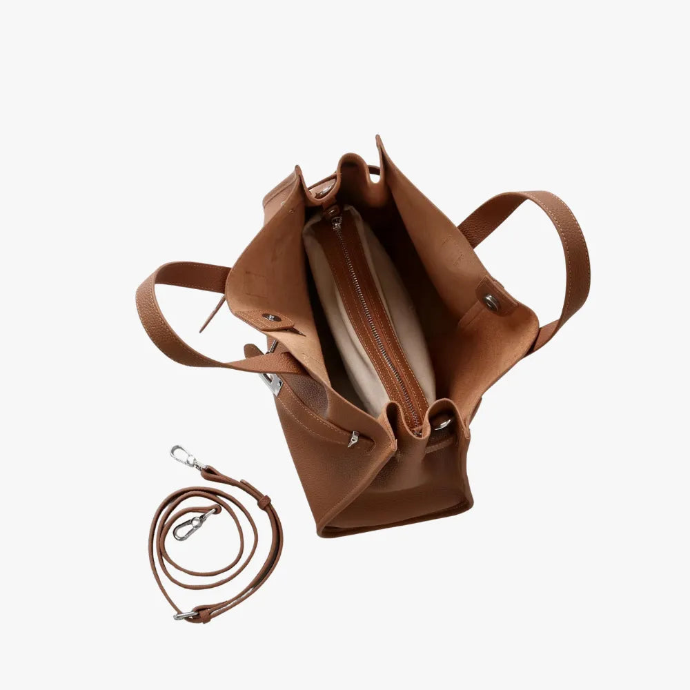 Soraya Tote Bag in Black – Signature - Lync Nova