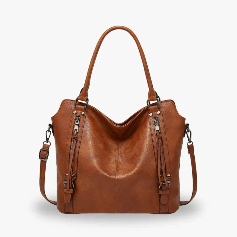 Averra Crossbody Bag in Chocolate - Lync Nova